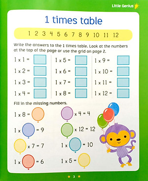 Little Genius Times Table - Magnetic Board & Magnets