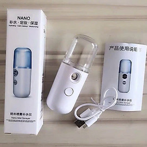 Máy Xông Làm Đẹp Da Mặt Máy xông hơi mặt Máy Xông Tinh Dầu Mặt Mũi Họng Mini Hàng Chính Hãng - Xông Hơi Thảo Dược Tại Nhà - An Toàn Hiệu Quả  (BẬT: BẤM NÚT 2 LẦN)
