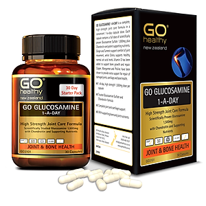 GO GLUCOSAMINE 1-A-DAY 1500mg 30 viên - Viên uống bổ xương khớp nhập khẩu chính hãng GO Healthy New Zealand
