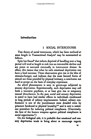 Games People Play: The Psychology of Human Relationships