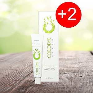 Bộ 2 tuýp kem bôi thảo dược hỗ trợ giảm mụn CODOBYE Cream