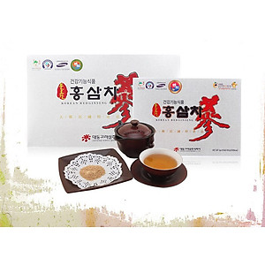 Combo 2 Hộp Trà Sâm Daedong 50 gói Chiết xuất từ hồng sâm nội địa 6 năm tuổi dạng trà hạt cốm Hàn Quốc