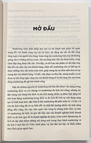 Sách - Giáo Trình Marketing Du Lịch