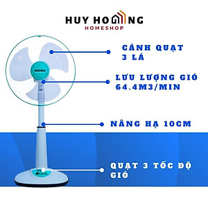 Quạt đứng lỡ Senko L1638 ( Màu ngẫu nhiên) - Hàng chính hãng