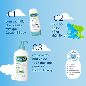 Sữa Tắm Gội Cho Bé Cetaphil Baby Wash & Shampoo With Organic Calendula 230ml