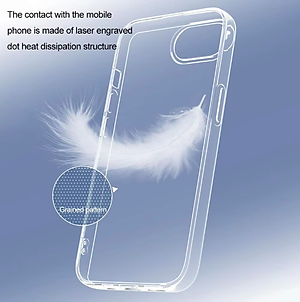 Ốp lưng dẻo Silicon trong suốt cho iPhone 16e hiệu Ultra thin (mỏng 0.6mm) - Hàng nhập khẩu