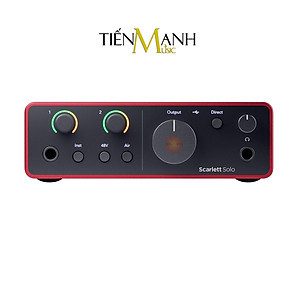 Focusrite Solo Gen 4 Sound Card Âm Thanh Scarlett - Focus USB Audio SoundCard Gen4 Hàng Chính Hãng