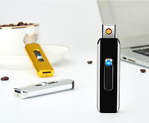 Hộp Quẹt Usb Sạc Điện Hồng Ngoại Nhỏ Gọn Tiện Dụng Đẹp Mắt, Bật Lửa Điện Cảm Ứng Sạc Cổng Usb Sang Trọng