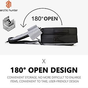Balo du lịch Arctic Hunter B00227 chất liệu Oxford chống nước, khóa mở rộng như vali, cổng kết nối USB