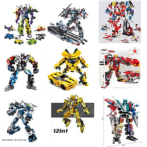 Bộ đồ chơi lắp ráp Robot Không Gian Kích thước 38*27 cm Bằng nhựa ABS an toàn