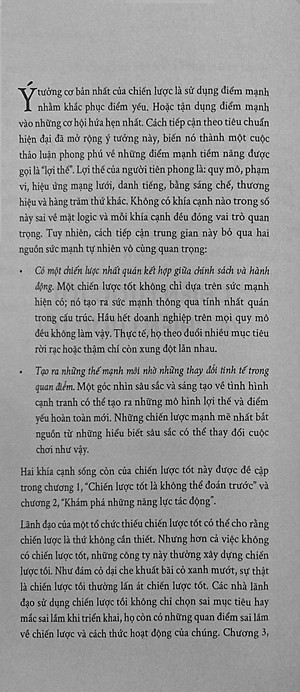 Good Strategy Bad Strategy - Chiến Lược Tốt Và Chiến Lược Tồi - Giã Từ Những Ý Niệm Viển Vông Và Định Nghĩa Lại Về Chiến Lược