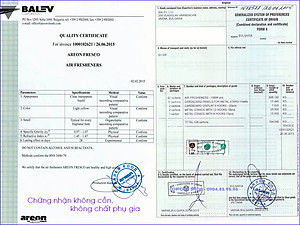 Nước hoa kẹp cửa gió điều hòa Areon Platinum Car Lux