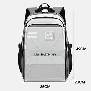 Balo thời trang phong cách Hàn Quốc dày dặn chống thấm nước dùng cho đi học, đi chơi - BEE GEE – BLTT9150