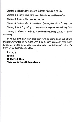 Quản trị logistics và chuỗi cung ứng