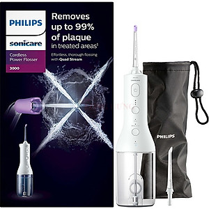Máy tăm nước vệ sinh răng miệng Philips Sonicare Cordless Power Flosser 3000 HX3826/31 - Hàng chính hãng