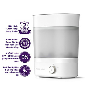 Máy Tiệt Trùng Sấy Khô Bình Sữa và Phụ Kiện 3 Trong 1 PHILIPS AVENT Bottle Steriliser and Dryer SCF293/00 (Starlight Plus)