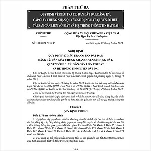 Sách Luật Đất Đai sửa đổi, bổ sung năm 2024 – Quy Định Mới Về Giá Đất, Bồi Thường, Hỗ Trợ, Tái Định Cư Khi Nhà Nước Thu Hồi Đất – Quy Định Về Xử Phạt Vi Phạm Hành Chính Trong Lĩnh Vực Đất Đai (V2579N)