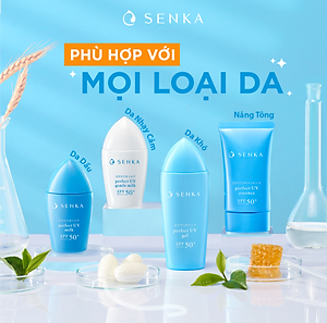 Kem chống nắng dạng tinh chất Senka Perfect UV Essence 50g