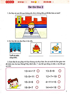 Sách Bé Vào Lớp 1 - Đề Thi Thử Vào Lớp 1