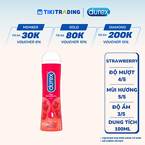 Gel bôi trơn Durex Play Strawberry 100ml