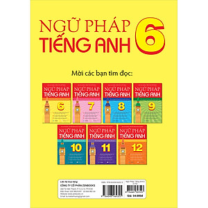 Sách Ngữ Pháp Tiếng Anh Lớp 6 (Theo CT Khung Của Bộ GD&ĐT)