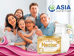 Sữa non tổ yến Neslac 400g Asia Nutrition tác dụng bảo vệ sức khỏe và tăng đề kháng, ngừa lão hóa, loãng xương