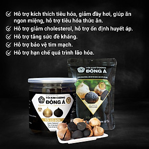Combo 3 Hộp Tỏi Kim cương Đông Á 200g  - Tỏi đen cô đơn SX theo công nghệ Nhật Bản, hỗ trợ tốt cho sức khỏe - Kiểm nghiệm chất lượng bởi Bộ Y Tế, Intertek
