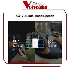 Bộ Mở Rộng Sóng Wifi Mesh TP-Link RE315 Chuẩn AC 1200Mbps - Hàng Chính Hãng