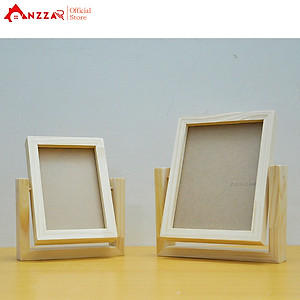 Khung ảnh để bàn xoay ngang nhiều kích thước, khung ảnh trang trí Anzzar-03