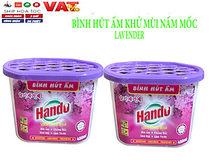 Combo 6 Hộp Hút Ẩm Khử Mùi Nấm Mốc Hương Hồng 450Ml