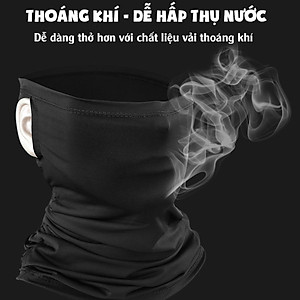 Khăn Trùm Mặt Che Nắng Đi Phượt Đa Năng Cao Cấp Vải Thoáng Khí, Mau Khô, Dễ Mặc Cho Nam Và Nữ Dành Cho Phượt Thủ - Mai Lee