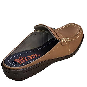 Dép bít mũi nam HÀ NAM da bò thật cao cấp GSB2059