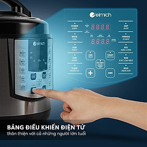 Nồi áp suất điện đa năng Elmich 6L PCE 1809OL - Hàng Chính Hãng