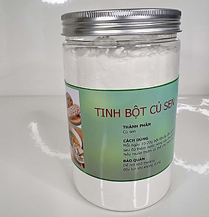 Tinh Bột Củ Sen 100% Nguyên Chất - Cung cấp đầy đủ dưỡng chất cho cơ thể ( Hủ 200gr)