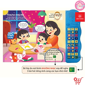 Sách Âm Thanh Phiên Bản Đặc Biệt với 30 Nút Bấm - Thế Giới Động Vật và Bé Học Nói - Đinh Tị Books