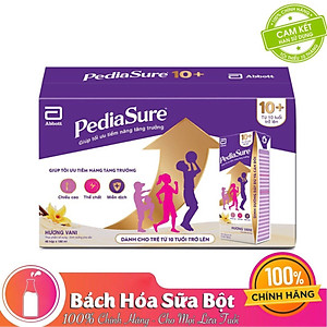 Thùng 48 hộp sữa nước Pediasure 10+ hương vani (hộp 180ml)