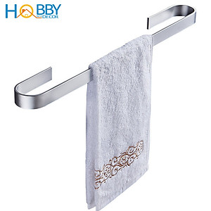 Thanh treo khăn tắm quần áo bằng nhôm dán tường Hobby Home Decor KN1
