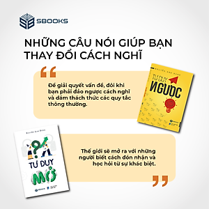 Combo Tư Duy Ngược + Tư Duy Mở (Nguyễn Anh Dũng) SBOOKS