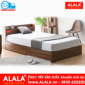 Giường ngủ ALALA63 gỗ HMR chống nước - www.ALALA.VN - 0939.622220