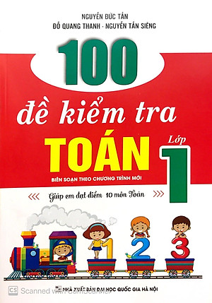Sách 100 Đề Kiểm Tra Toán Lớp 1