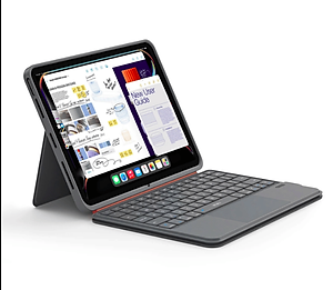 Bao Da Kèm bàn phím Dành cho iPad Gen 11 A16 2025 , Gen 10 10.9 inch 2022 Chính Hãng WIWU Mk005 bàn phím kết nối bluetooth có di chuột TrackPad, có Ngăn đựng bút - hàng chính hãng