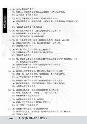 Luyện giải đề HSK4