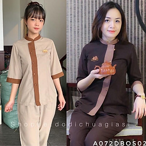 Đồ Lam Đi Chùa# Lãnh Tụ Phối Nữ # Đồ Bộ Nữ # Quần Áo Nữ