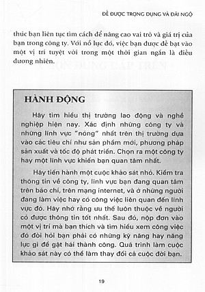 Sách Để Được Trọng Dụng & Đãi Ngộ (Tái Bản 2016)