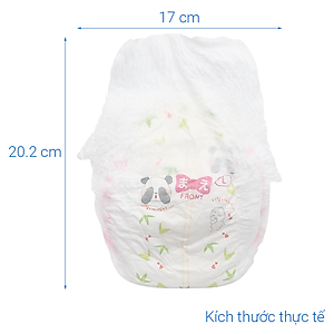 Bỉm - Tã quần Moony Blue size L Girl 44 miếng (Cho bé 9~14kg)