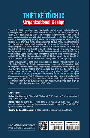Thiết Kế Tổ Chức (Organizational Design) - PACE Books