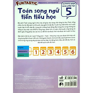 Toán Song Ngữ Tiền Tiểu Học - Sách Luyện Tập 5