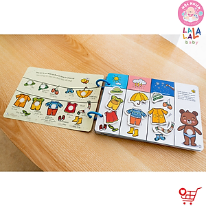 Học liệu bóc dán Busy Book cho bé Lalala Baby nhiều chủ đề đa dạng, song ngữ Anh Việt