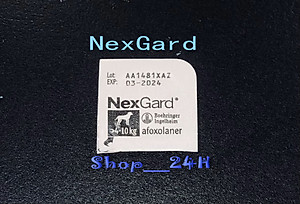 Viên nhai Nexgard trị ve rận, bọ chét cho chó (1 viên) - 2-4kg
