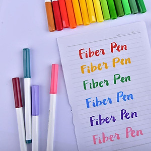 Hộp Bút Lông 36 Màu Fiber Pen Washable - Nét Mảnh Nét To - Colokit SWM-C006 (Mẫu Bao Bì Giao Ngẫu Nhiên)